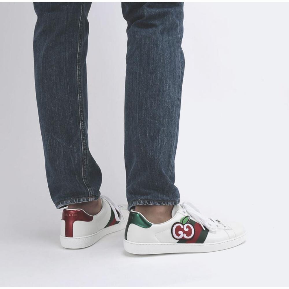 NIB Gucci man GG Apple Ace Shoes Size 6 - Picture 16 of 16